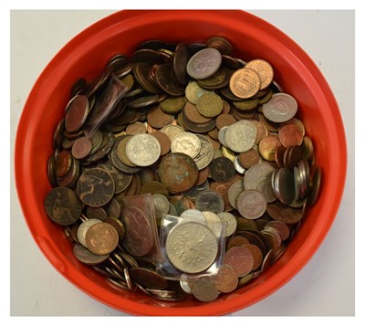 Lot 115 - Large quantity of assorted GB and world coinage etc