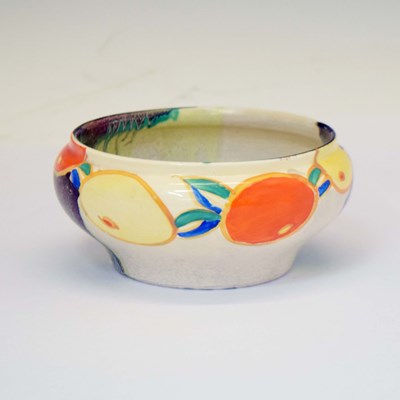 Lot 581 - Clarice Cliff 'Delecia Citrus' pattern bowl