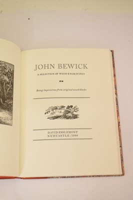 Lot David Esslemont (binding), John Bewick, A Selection of Wood engravings 1980, limited edition