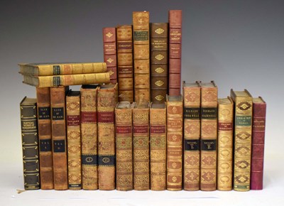 Lot 664 - Bindings - Collection of leather bound books and prize bindings