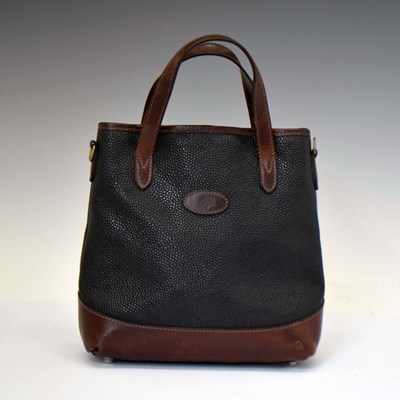 Lot 382 - Mulberry - Lady's Black scotchgrain leather handbag