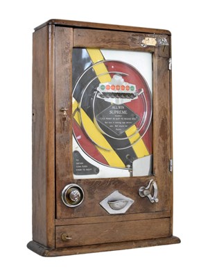 Lot 318 - Allwin supreme table slot machine