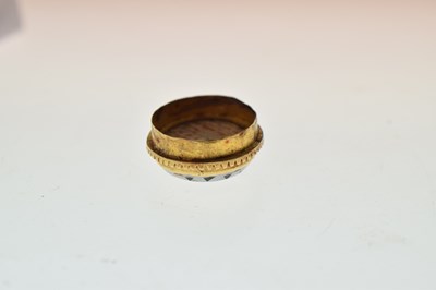 Lot 31 - Cromwellian Interest - Double-sided diamond enamelled portrait miniature pendant