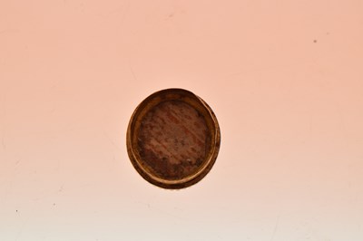 Lot 31 - Cromwellian Interest - Double-sided diamond enamelled portrait miniature pendant