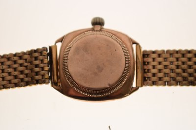 Lot Rolex - 'Extra Prima' 1920s 9ct gold cased bracelet watch, ref. 274.789
