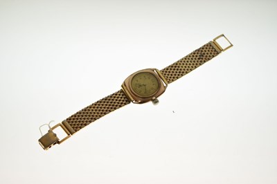 Lot Rolex - 'Extra Prima' 1920s 9ct gold cased bracelet watch, ref. 274.789
