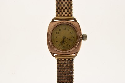 Lot Rolex - 'Extra Prima' 1920s 9ct gold cased bracelet watch, ref. 274.789
