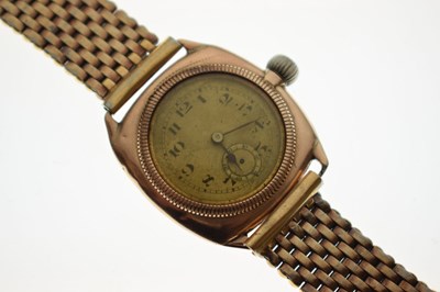 Lot Rolex - 'Extra Prima' 1920s 9ct gold cased bracelet watch, ref. 274.789