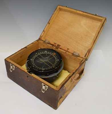 Lot 466 - Military Interest - WWII era RAF Cockpit Compass, circa 1940s, P4A No.46106T, in wooden case