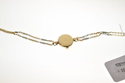 Lot Rolex - Lady's 1950s 'Precision' 9ct gold bracelet watch