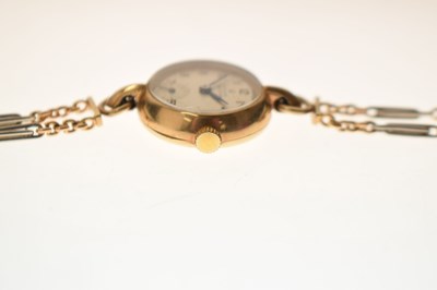 Lot Rolex - Lady's 1950s 'Precision' 9ct gold bracelet watch
