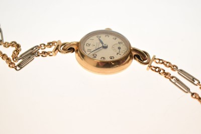 Lot Rolex - Lady's 1950s 'Precision' 9ct gold bracelet watch