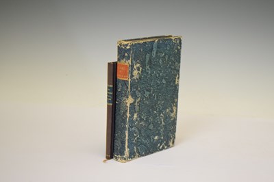 Lot 'L'Art du Limonadier', first edition 1804, and 'Mémoires D'Audiger', first edition 1869