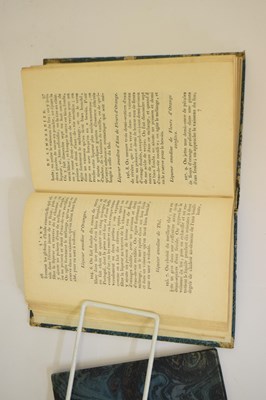 Lot 'L'Art du Limonadier', first edition 1804, and 'Mémoires D'Audiger', first edition 1869