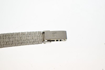 Lot Tissot - Lady's Stylist 9ct white gold bracelet watch, ref. 76055