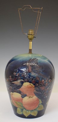 Lot 594 - Moorcroft table lamp