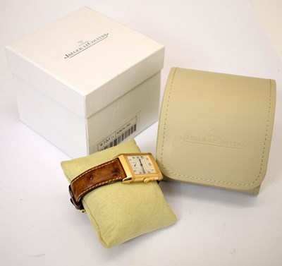 Lot Jaeger-LeCoultre - Reverso Night & Day 18k cased wristwatch, ref. 270.2.54