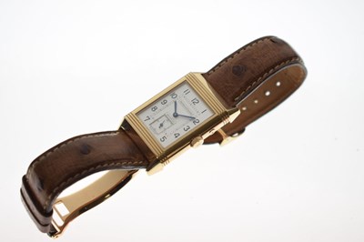Lot Jaeger-LeCoultre - Reverso Night & Day 18k cased wristwatch, ref. 270.2.54