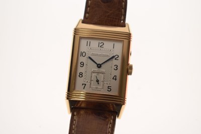 Lot Jaeger-LeCoultre - Reverso Night & Day 18k cased wristwatch, ref. 270.2.54