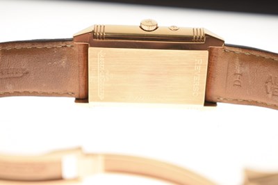 Lot Jaeger-LeCoultre - Reverso Night & Day 18k cased wristwatch, ref. 270.2.54