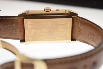Lot Jaeger-LeCoultre - Reverso Night & Day 18k cased wristwatch, ref. 270.2.54