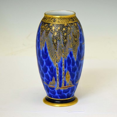 Lot 580 - Carlton Ware 'Forest' pattern vase