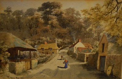 Lot 359 - Harry Frier - Watercolour -  Cockington Forge