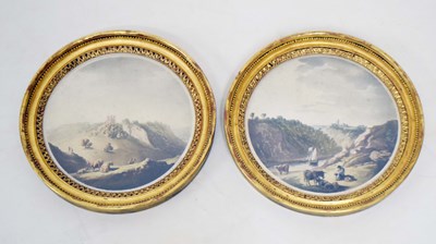Lot 513 - F. Jukes – Two late 18th century circular aquatints