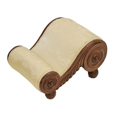 Lot 597 - Early Victorian mahogany gout stool