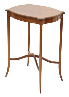 Lot 767 - Edwardian inlaid mahogany occasional table