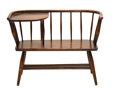 Lot 512 - Chippy Heath Furniture mid 20th century teak telephone table