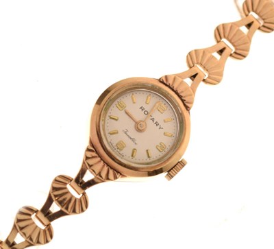 Lot 104 - Rotary Incabloc - Lady's 9ct gold cocktail watch