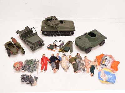 Lot 303 - Eight vintage Palitoy Action Man figures