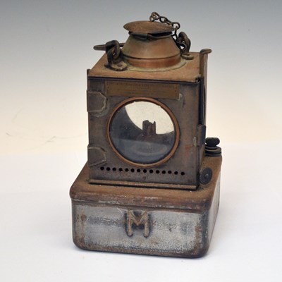 Lot 242 - LNER railway lantern