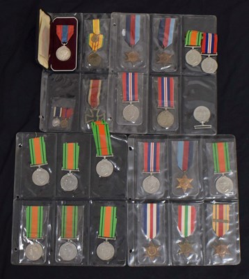 Lot 287 - Collection of British Second World War medals and foreign examples