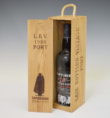 Lot 331 - Martinez Gassiot & Co (MG & Co) crusted port, 1988