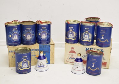 Lot 335 - Collection of nine Arthur Bell & Sons Bell's Old Scotch whisky in commemorative royal decanters