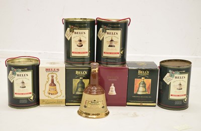 Lot 337 - Collection of nine Arthur Bell & Sons Bell's Old Scotch whisky in commemorative decanters
