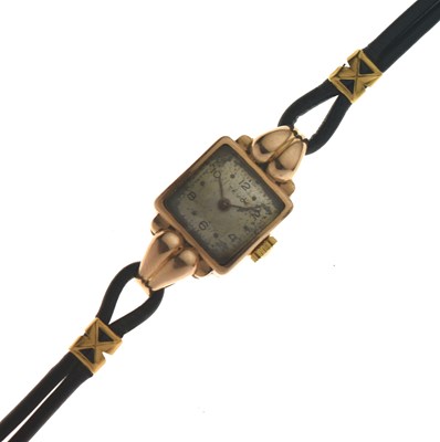 Lot 68 - Tevo - Lady's 18ct gold case wristwatch