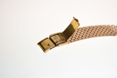 Lot Baume - 1950s 9ct gold cased bracelet watch