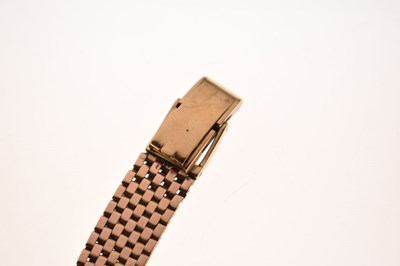Lot Baume - 1950s 9ct gold cased bracelet watch