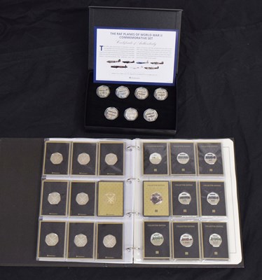 Lot 162 - Collection of Westminster Mint fifty pence shaped commemoratives