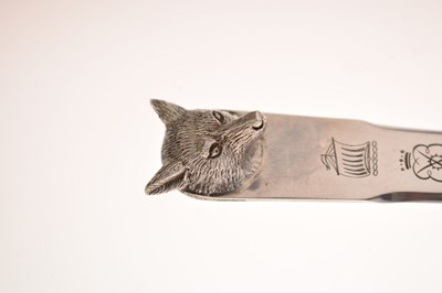 Lot Asprey & Co Ltd - Elizabeth II silver letter opener