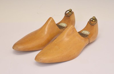 Lot 238 - Pair of wooden shoe trees or lasts