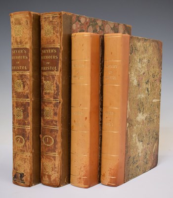 Lot 654 - Seyer's Memoirs of Bristol & The History of Bristol