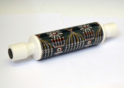 Lot 493 - Portmeirion 'Magic City' pattern rolling pin