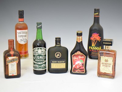 Lot 344 - Quantity and mixers and spirits