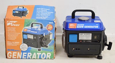 Lot 599 - Pro-User G850 power Generator