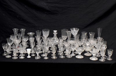 Lot 549 - Large collection of 19th century mainly cut glass, etc.