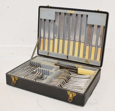 Lot 247 - 1930s Walker & Hall canteen of plated flatware